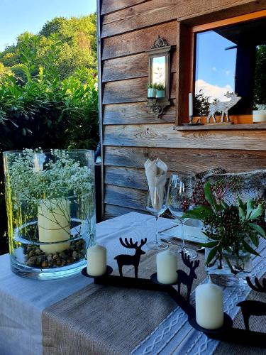 Κήπος έξω από το Romantic and Cosy Studio with Lake View in Meerfeld Eifel Region