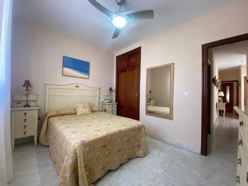 Katil atau katil-katil dalam bilik di Casa Doñana Golf