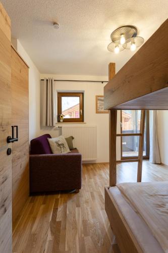 Appartements SonnAlmにあるベッド