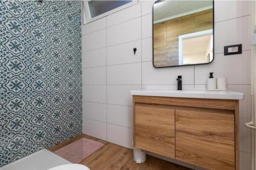 A bathroom at Apartment Karlovac Center