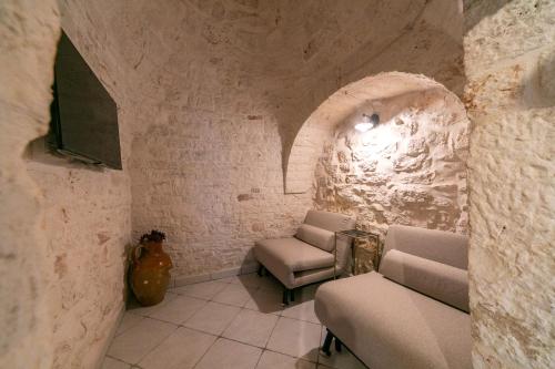 Posezení v ubytování Trullo Arboris
