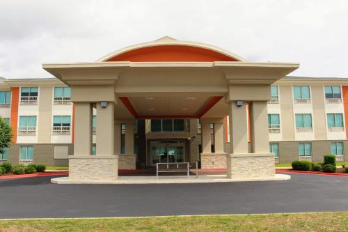 a large building with an archway in front of it at Holiday Inn Express & Suites - Enterprise by IHG in Enterprise