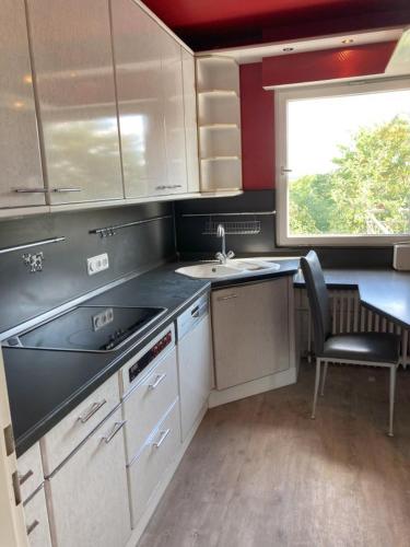 Dapur atau dapur kecil di Villa Sonnenblick 13 Minuten zum #Playmobil #Funpark