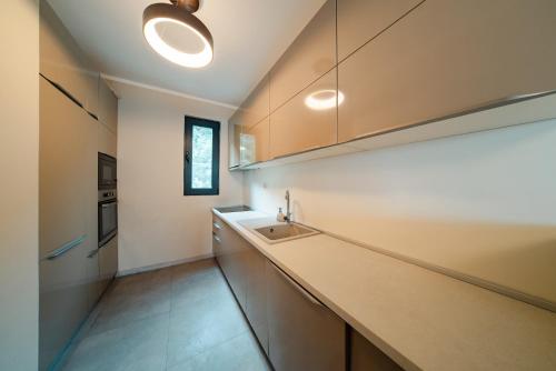 Η κουζίνα ή μικρή κουζίνα στο Budva Gate Penthouse