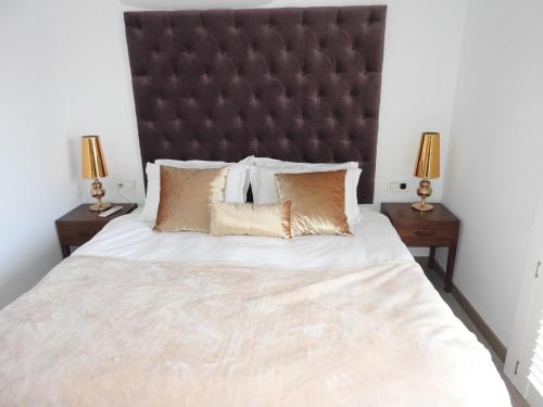 Postel nebo postele na pokoji v ubytování MP Casa 15 Mijas Playa Club 3 bedroom house