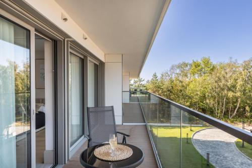 Μπαλκόνι ή βεράντα στο Solaris Apartments Close to the Beach by Noclegi Renters