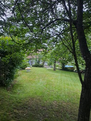 Κήπος έξω από το Maison d'hôtes des Mondfänger