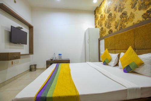 Ένα ή περισσότερα κρεβάτια σε δωμάτιο στο HOTEL LIME WOOD