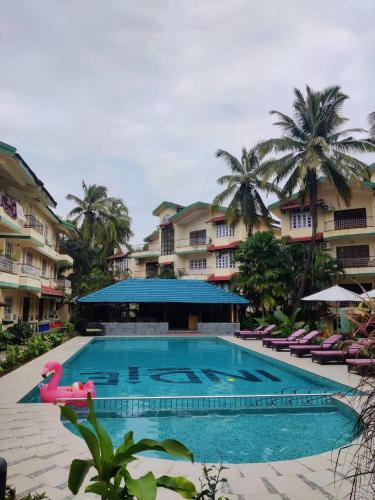 Piscina en o cerca de Indie Stays Goa