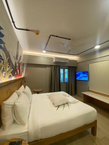 Cama o camas de una habitación en Indie Stays Goa