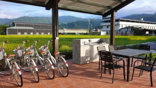 B&Bから撮影された、または一般的な山の景色