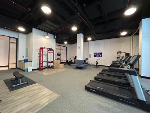 Fitness centrum a/nebo fitness zařízení v ubytování The Mermoon Resort Hainan Tufu Bay, Tapestry By Hilton