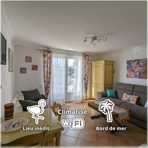 L'Instant Plage - Vue Mer - Bord de Plage - La Capte - Côte d'Azur