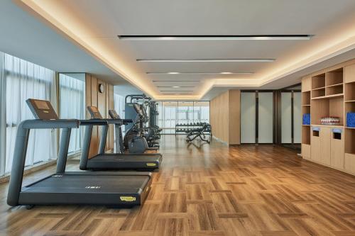 Fitness centrum a/nebo fitness zařízení v ubytování Fairfield by Marriott Zibo