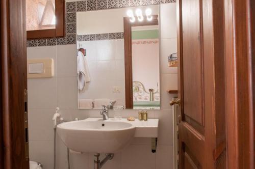 Koupelna v ubytování Agriturismo Locanda Pantanello