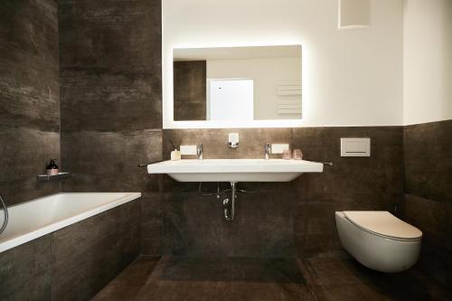 Koupelna v ubytování Designapartment Salzburg