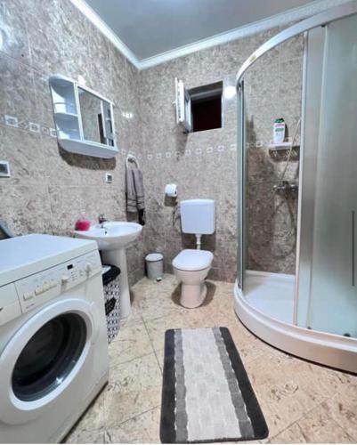 Apartman Lijep San tesisinde bir banyo