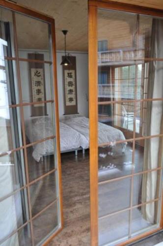 Ein Bett oder Betten in einem Zimmer der Unterkunft Family friendly appt on the slopes