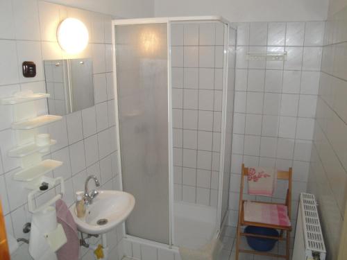 Koupelna v ubytování Guest house Ringhofer Vendégház