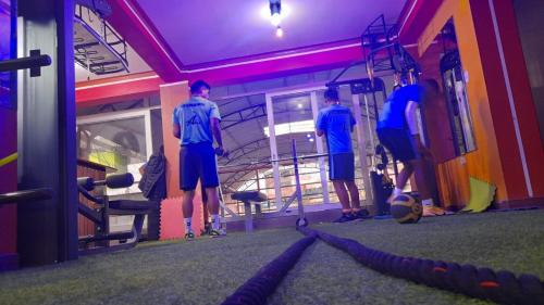 a group of young men in a gym at Inka Home - Ayacucho in Ayacucho