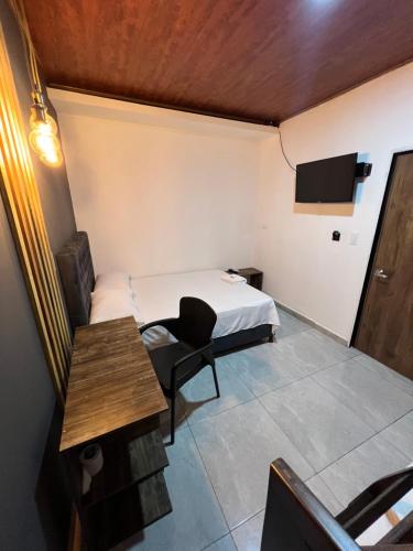 TV a/nebo společenská místnost v ubytování Hotel Almalu