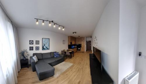 Χώρος καθιστικού στο Apartament Near Sky Tower
