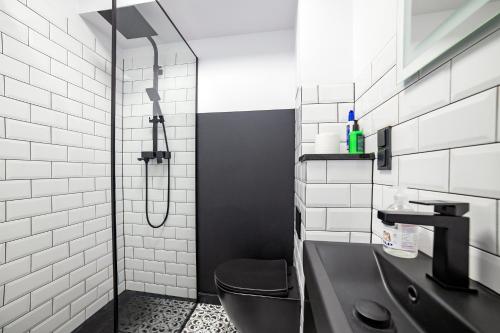 Koupelna v ubytování Apartament Alpaka 2
