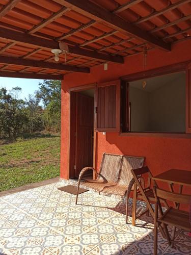 Kawasan patio atau luaran di Pousada Águas da Canastra