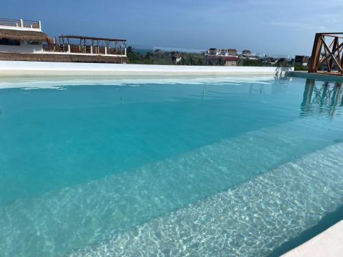 Der Swimmingpool an oder in der Nähe von sunsteps casa Holbox