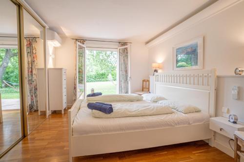 Llit o llits en una habitació de Maison des lavandes