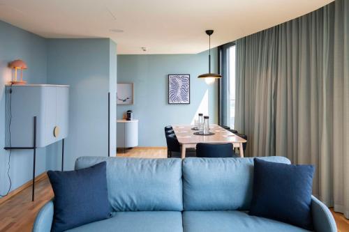Posezení v ubytování Scandic Frankfurt Hafenpark