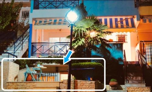 Το κτήριο όπου στεγάζεται  το διαμέρισμα