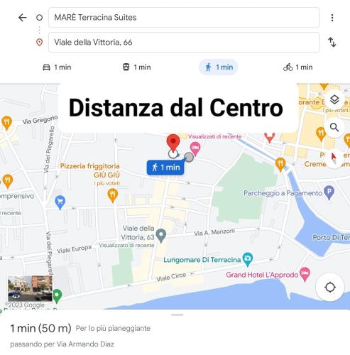 a map of disneyland cal contino at MARÈ Terracina Apartments in Terracina
