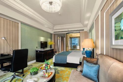 Χώρος καθιστικού στο InterContinental Chengdu Global Center by IHG