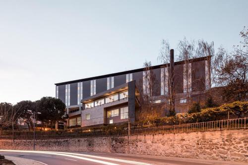 a building on the side of a road at Lamego Hotel & Life in Lamego