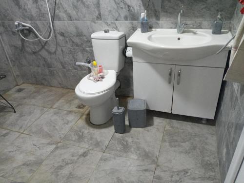Koupelna v ubytování Dinçoğlu tatil evi