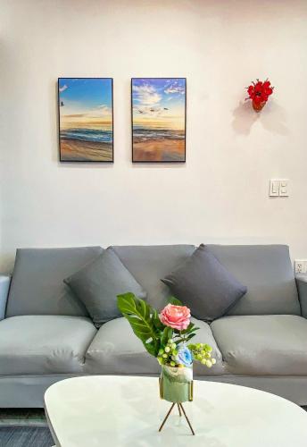 Posezení v ubytování Căn Hộ Ocean Vista 1PN