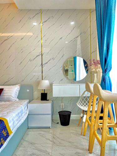 Postel nebo postele na pokoji v ubytování Căn Hộ Ocean Vista 1PN