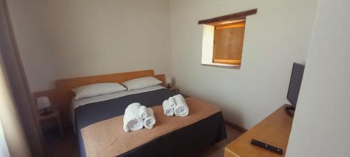 Cama o camas de una habitación en Mulino Bencivenga
