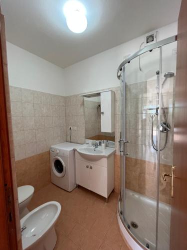 Koupelna v ubytování Casa Nella