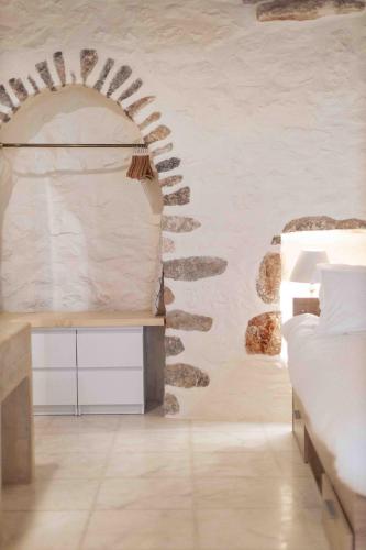 Ένα ή περισσότερα κρεβάτια σε δωμάτιο στο Marianta house