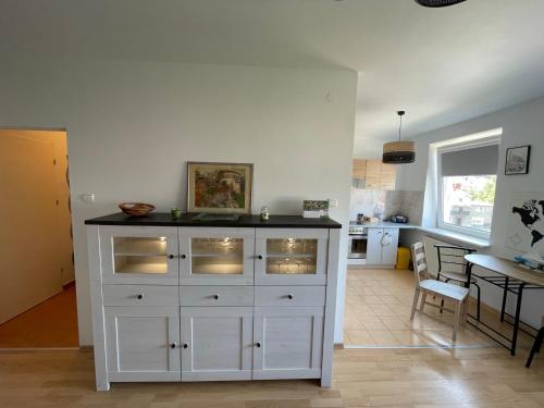 Kuchyň nebo kuchyňský kout v ubytování Apartament Bea Mar
