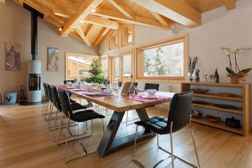 Chalet Isabelle Mountain lodge 5 stars 6 bedroom en suite sauna spa inox photo 26