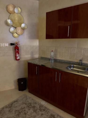 Koupelna v ubytování Studio FLAT in Ajman