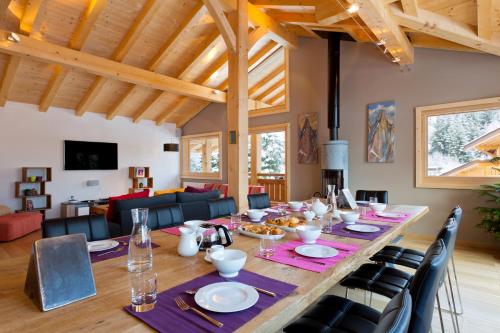 Chalet Isabelle Mountain lodge 5 stars 6 bedroom en suite sauna spa inox photo 25