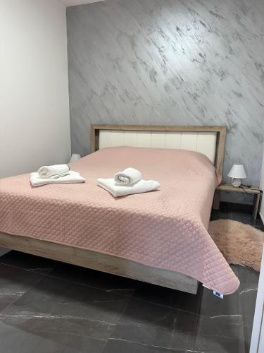 Postel nebo postele na pokoji v ubytování Romantika 1