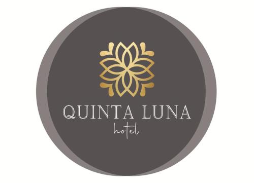 a round logo for a luxury villa lumina at Hotel Quinta Luna Zacatlán in Zacatlán