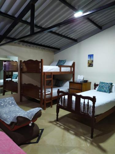 Postel nebo postele na pokoji v ubytování APARTAMENTO ESTUDIO - COMPLETO Y MUY BIEN UBICADO
