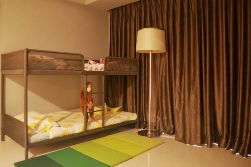 Katil atau katil-katil dalam bilik di Genting View Resort