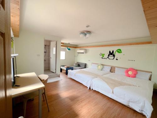Postel nebo postele na pokoji v ubytování Dan Bao Homestay